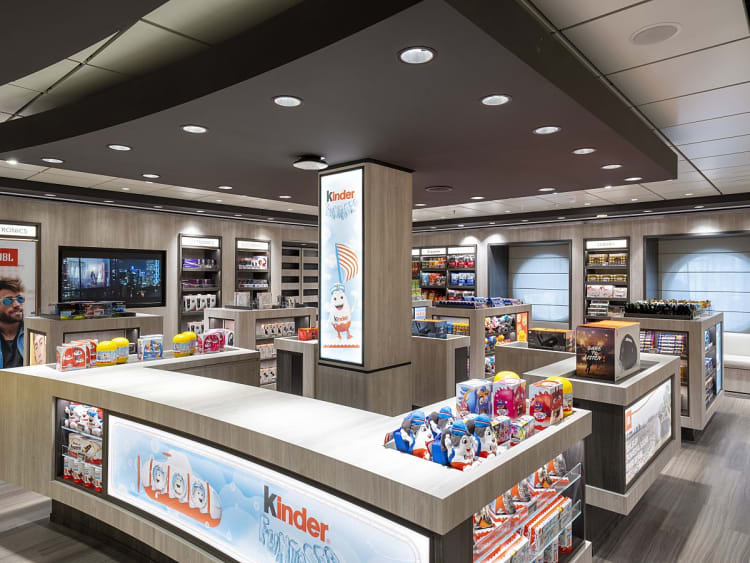 MSC Seashore: Duty Free Shop