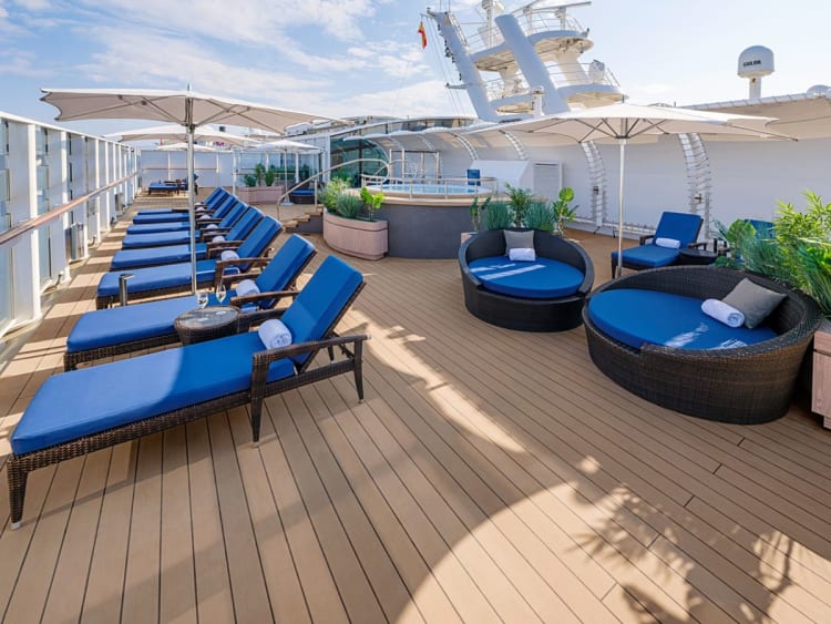 Norwegian Breakaway: The Haven privates Sonnendeck