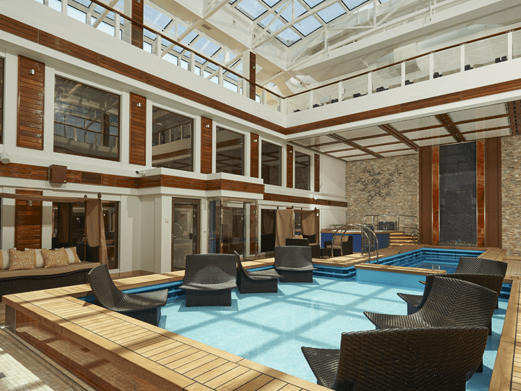 Norwegian Joy: The Haven Courtyard Innenbereich