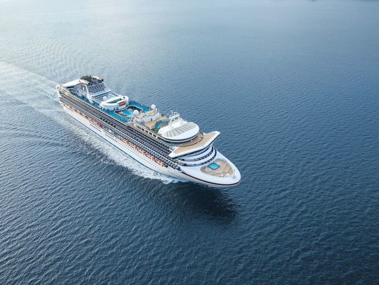 Diamond Princess: Au&szlig;enansicht von oben