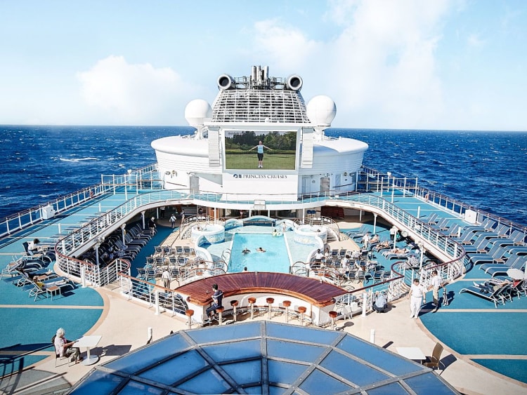 Diamond Princess: Pooldeck