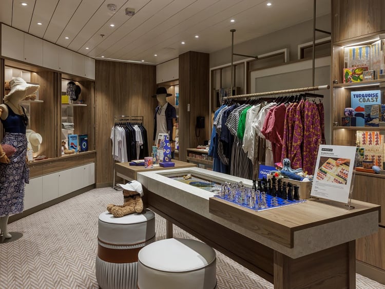 Silver Ray: Boutique auf Deck 4