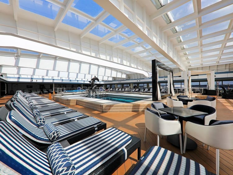 Vasco da Gama: Lido Pool Poolbereich mit Schiebedach