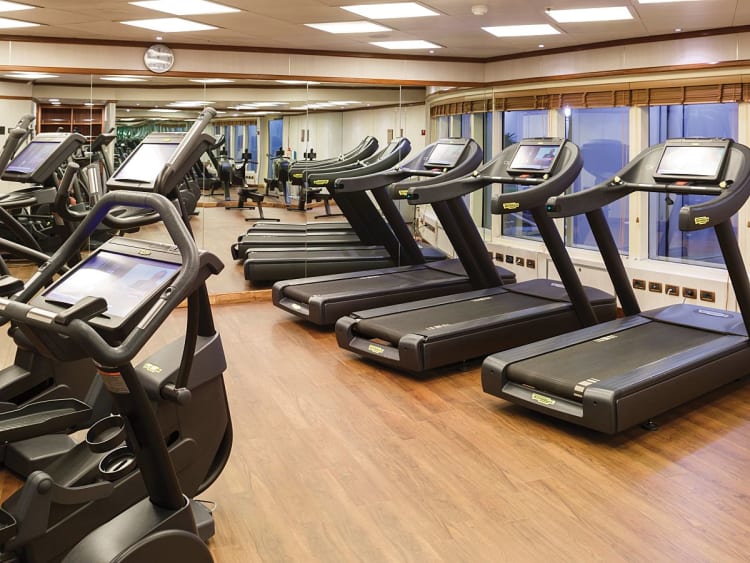 Silver Spirit: Fitnessbereich auf Deck 6