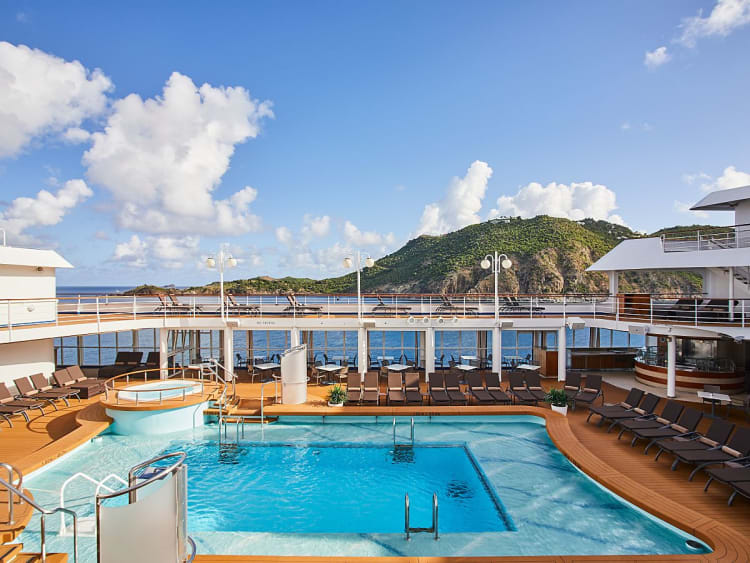 Silver Whisper: Sonnendeck mit Pool