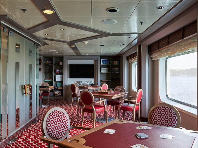 Silver Whisper: Kartenzimmer auf Deck 7