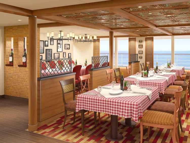 Carnival Sunrise: Restaurant  Cucina del Capitano