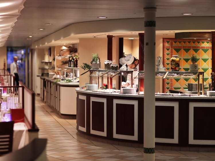 A-ROSA DONNA: Marktrestaurant auf Deck 3