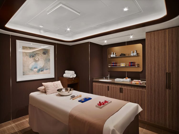 Seabourn Encore: Massagebereich auf Deck 10