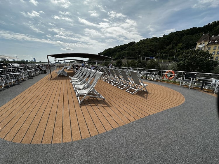 VistaLilea: Sonnendeck auf Deck 4