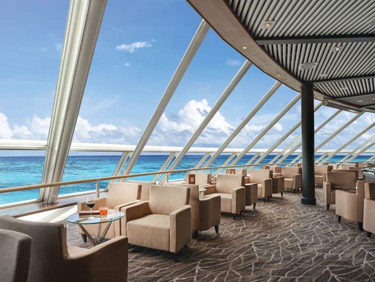 Norwegian Sky: "Spinnaker" Lounge auf Deck 11