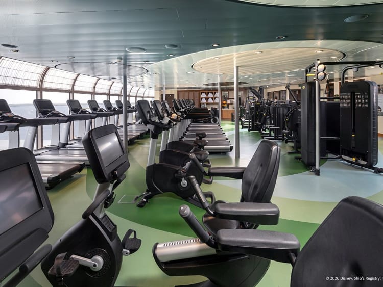 Disney Dream: Fitnessraum im "Senses Spa& Salon" auf Deck 11