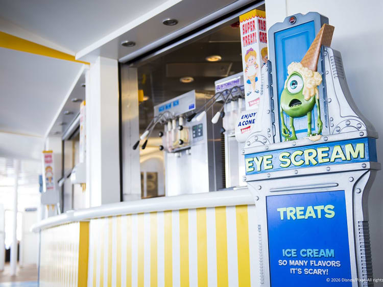 Disney Dream: Eissalon "Eyescream" auf Deck 11