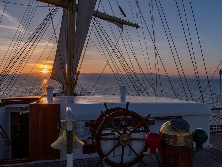 Royal Clipper: Deckansicht