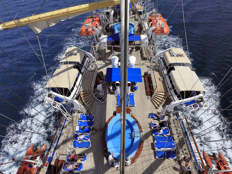 Royal Clipper: Pooldeck