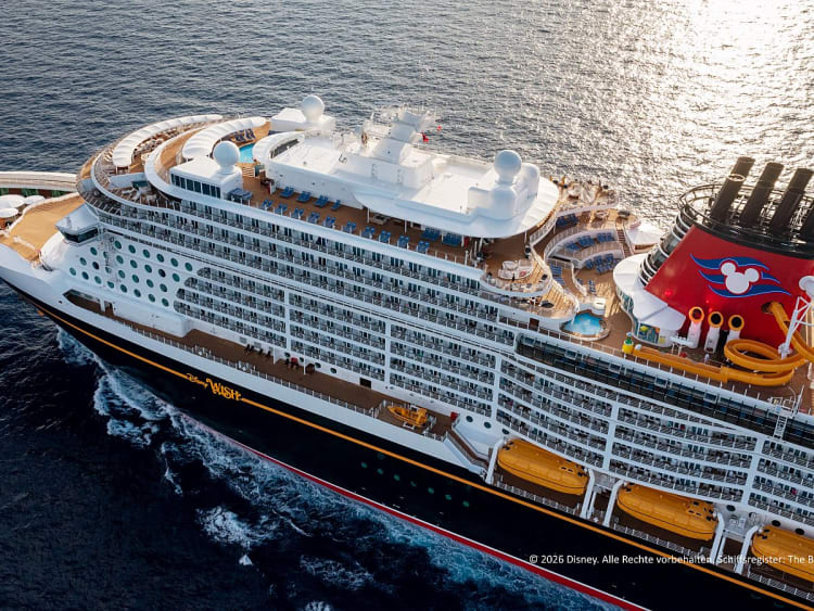 Disney Wish: Vogelperspektive