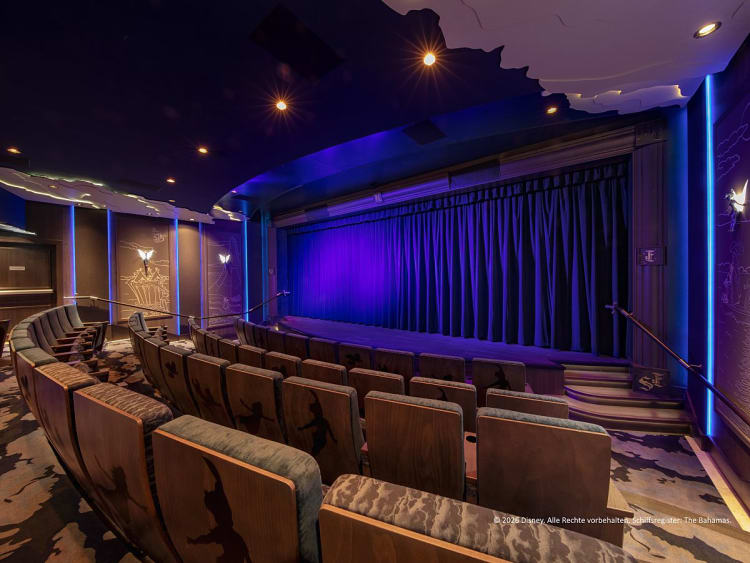Disney Wish: "Neverland Cinema" auf Deck 4