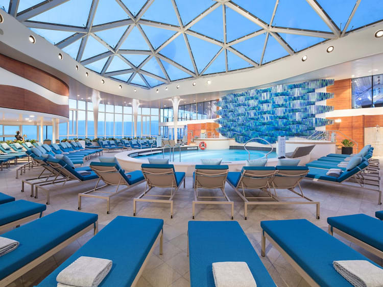 Celebrity Beyond: Solarium auf Deck 14