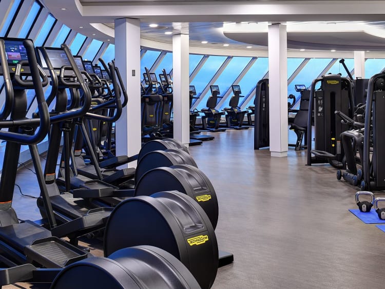 Celebrity Beyond: Fitness Center auf Deck 15