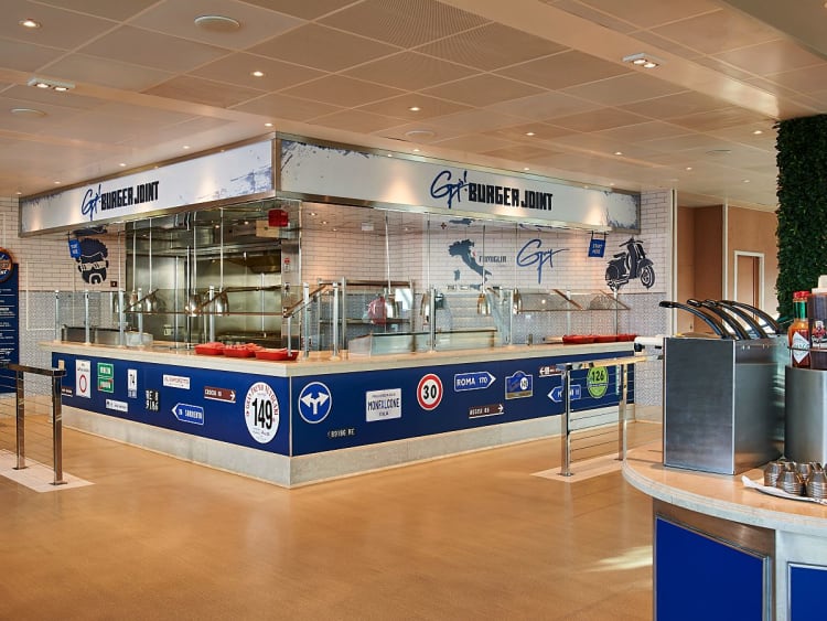 Carnival Venezia: "Guy's Burger Joint" auf Deck 10