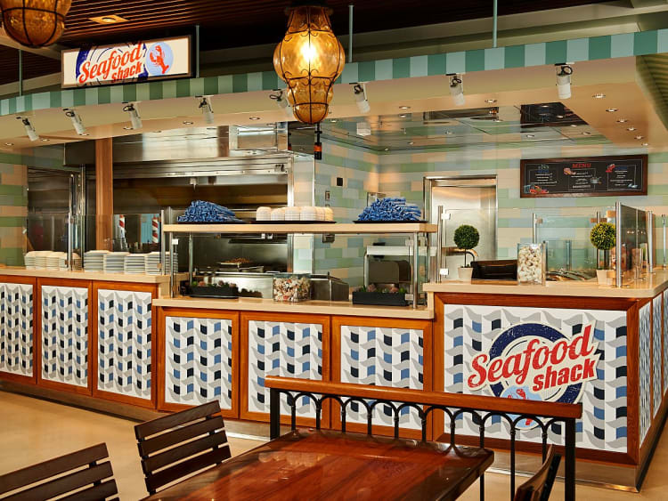 Carnival Venezia: "Seafood Shack" auf Deck 10