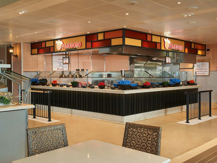 Carnival Venezia: Restaurant "Tomodoro" auf Deck 10