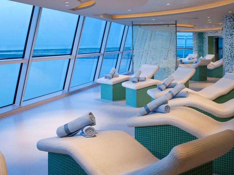 Celebrity Silhouette: Spa auf Deck 12