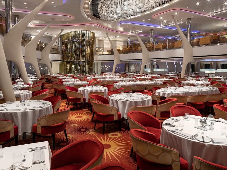 Celebrity Silhouette: Hauptrestaurant auf Deck 3 & 4