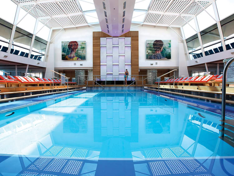 Celebrity Silhouette: Solarium auf Deck 12