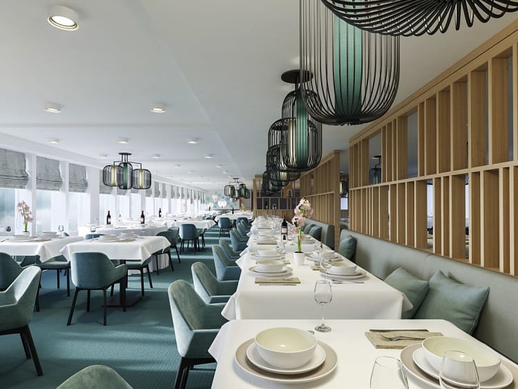 Andrea: Speisesaal