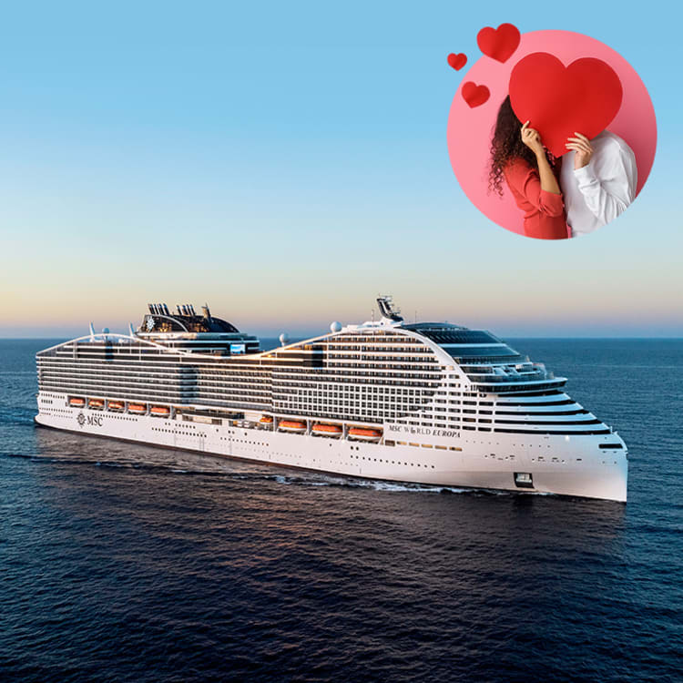 Valentinstag-Rabatte bei MSC