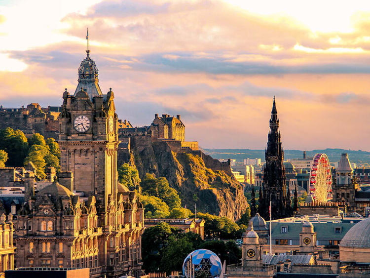 Edinburgh skyline, Scotland