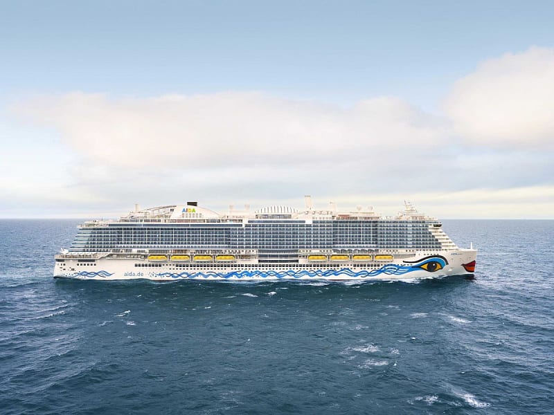 AIDAcosma: Buitenaanzicht van het schip