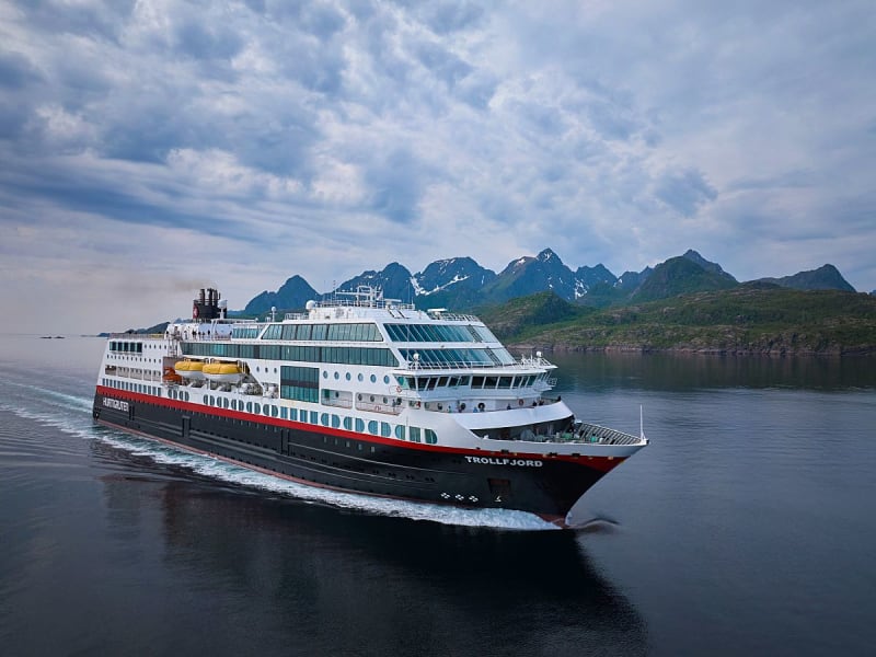 Trollfjord: Schiff Aussenansicht