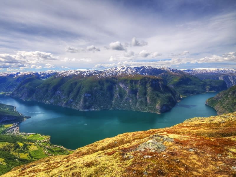 Fl&aring;m (Aurlandsfjord, Norwegen) - Bild 1