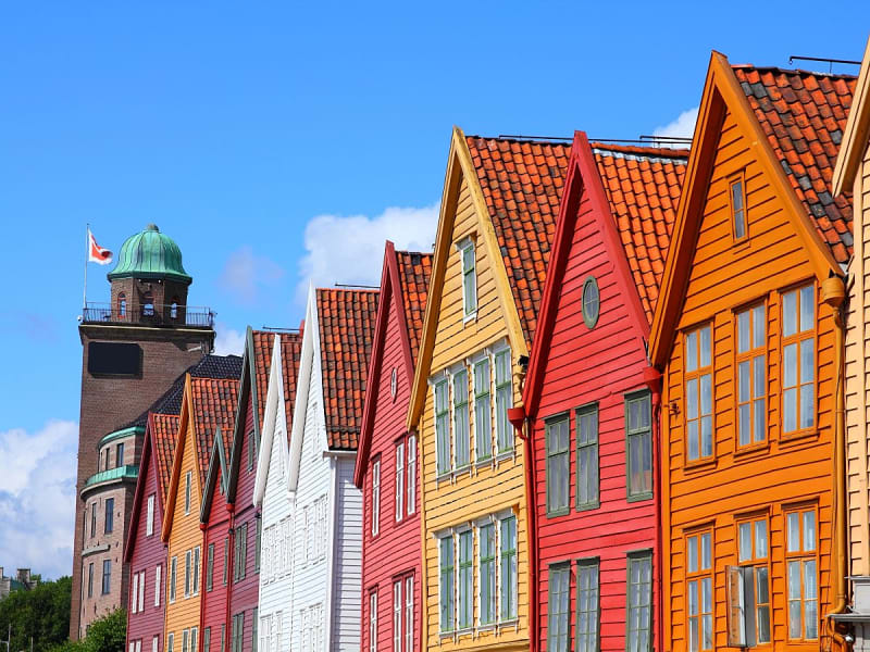 Bergen, Norwegen &ndash; UNESCO‑Welterbe Bryggen