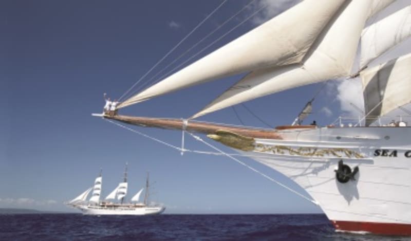 Mit vollen Segeln &uuml;ber den Atlantik