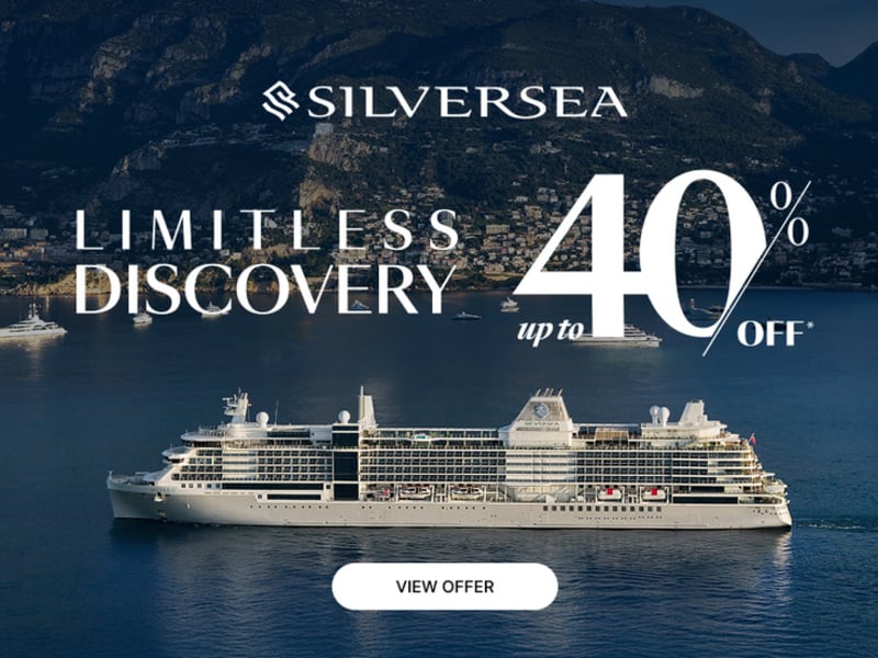 Silversea: Nu tot 40% korting op uw luxe cruise!