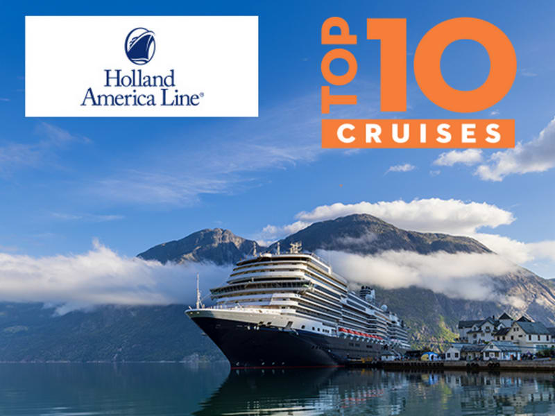 Spectaculaire top-10 aanbiedingen bij Holland America Line!