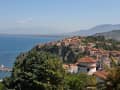 Agropoli, Italië – Oude stad op de kliffen