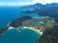 Parati, Río de Janeiro, Brasil – Vista aérea de bahías tropicales y playas de arena