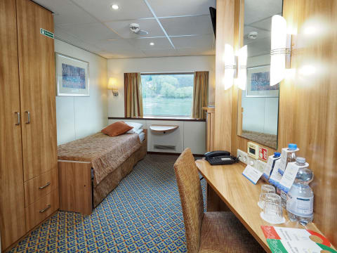 Vista Lilea Einzelkabine Außenkabine Bett
