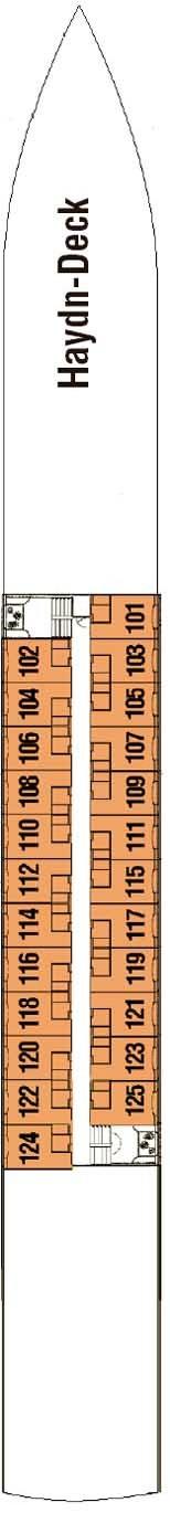 Deckplan: Haydn - Deck 1