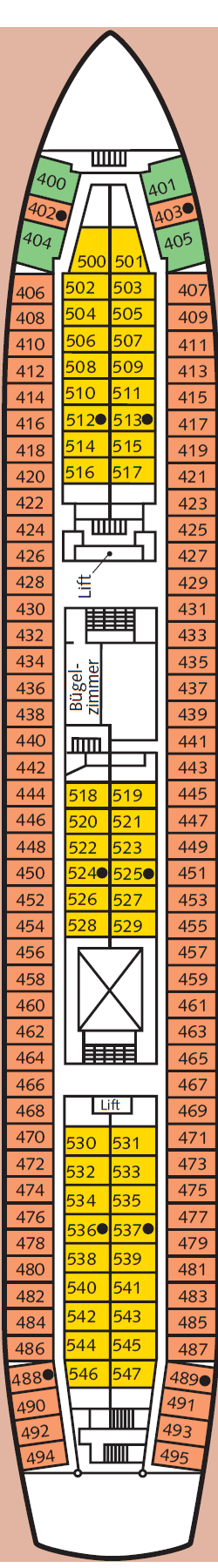 Plan du pont: Baltic Deck 2