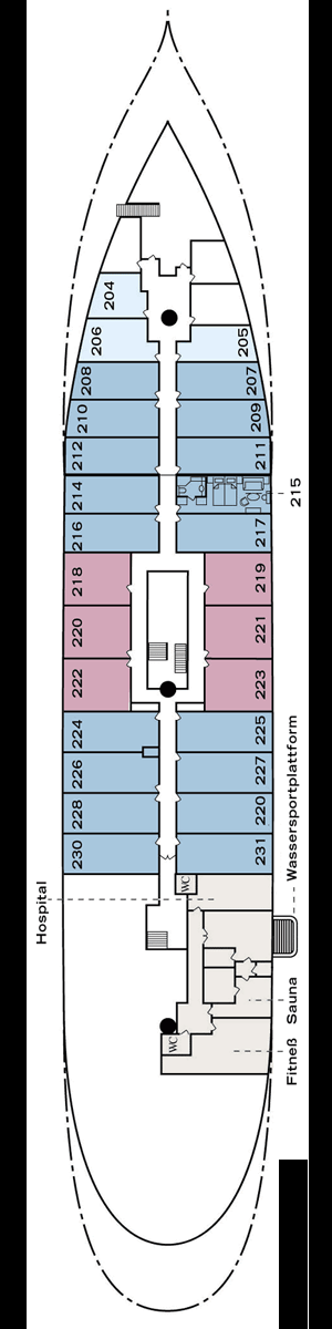 Sea Cloud II Kreuzfahrten, Deckplan und Schiffsbewertungen
