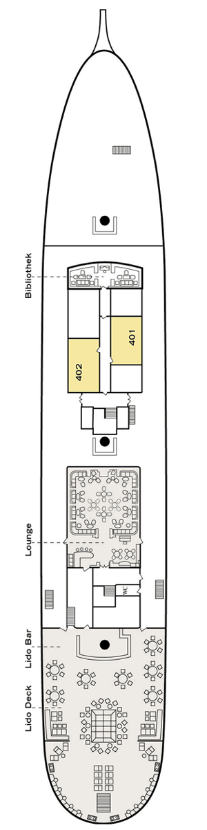 Deckplan Deck 3 · Lido Deck 3