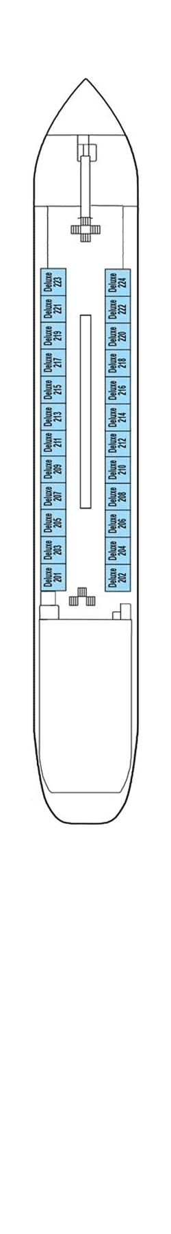 Deckplan: Hauptdeck 1