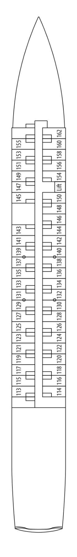 Deckplan: Hauptdeck 1