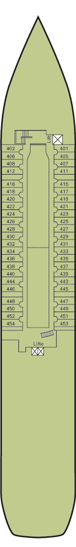 Deckplan: Neptun-Deck 4
