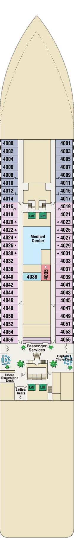 Deckplan: Deck 4